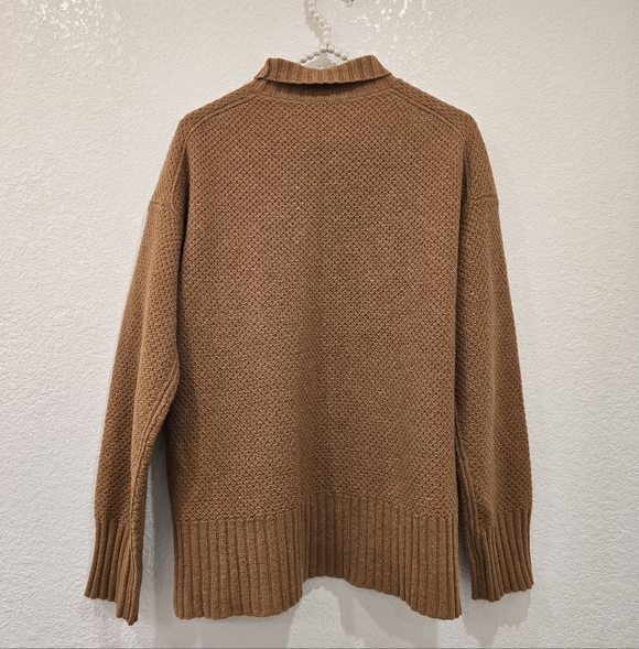 Everlane Stroopwafel Recycled Cashmere turtleneck sweater Size XS - Picture 2 of 5